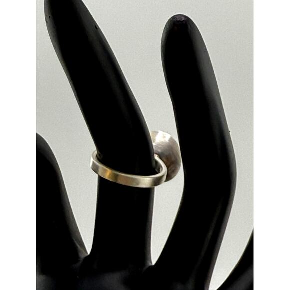 Jane Diaz Statement Sterling Silver Bowl Ring Size 6 - Picture 3 of 3
